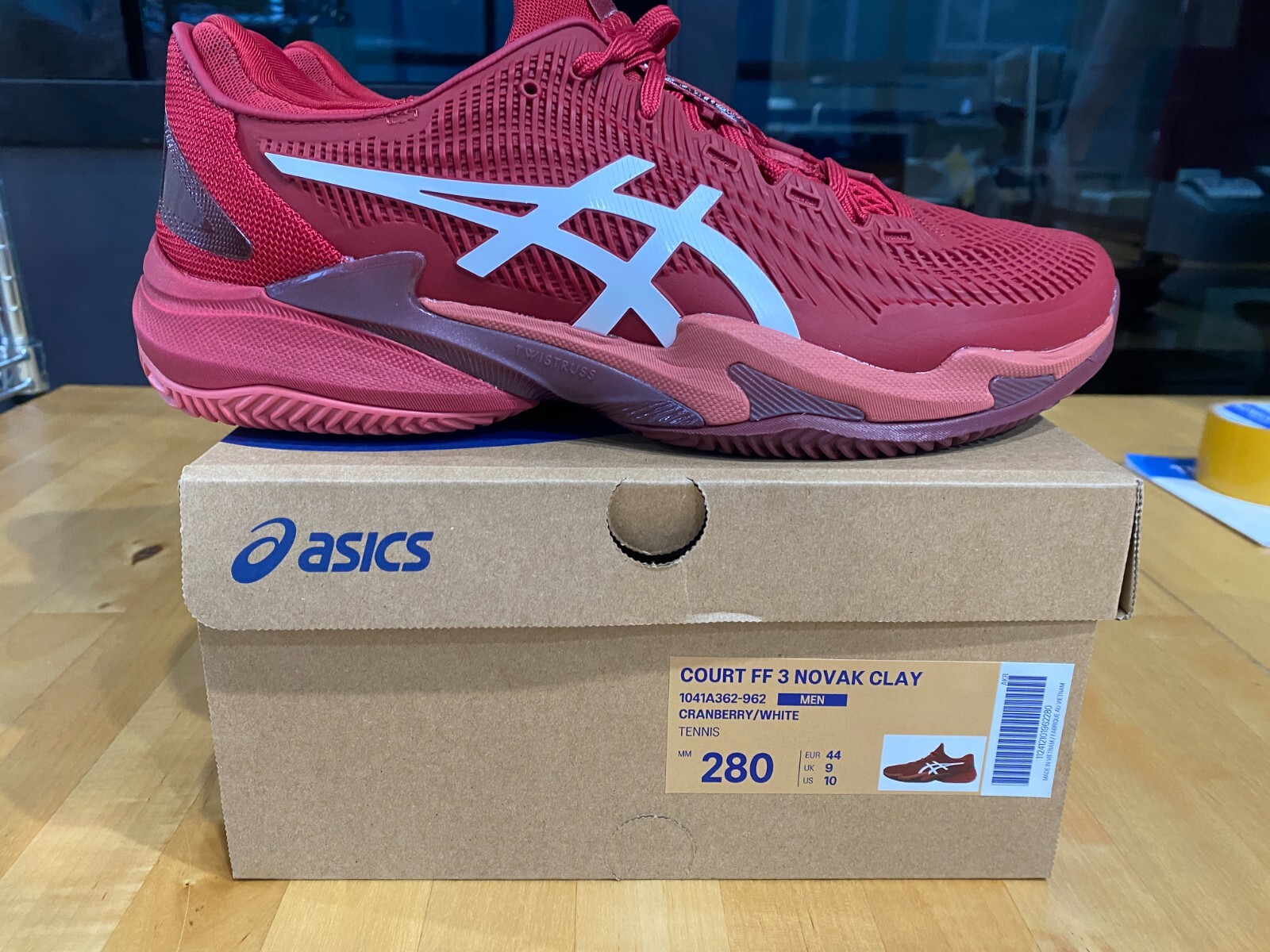 【限定品】新品未使用タグ付 asics Court FF3 / AC 26cm COURT FF 3(オールコート) | WHITE/BLACK | メンズ テニス