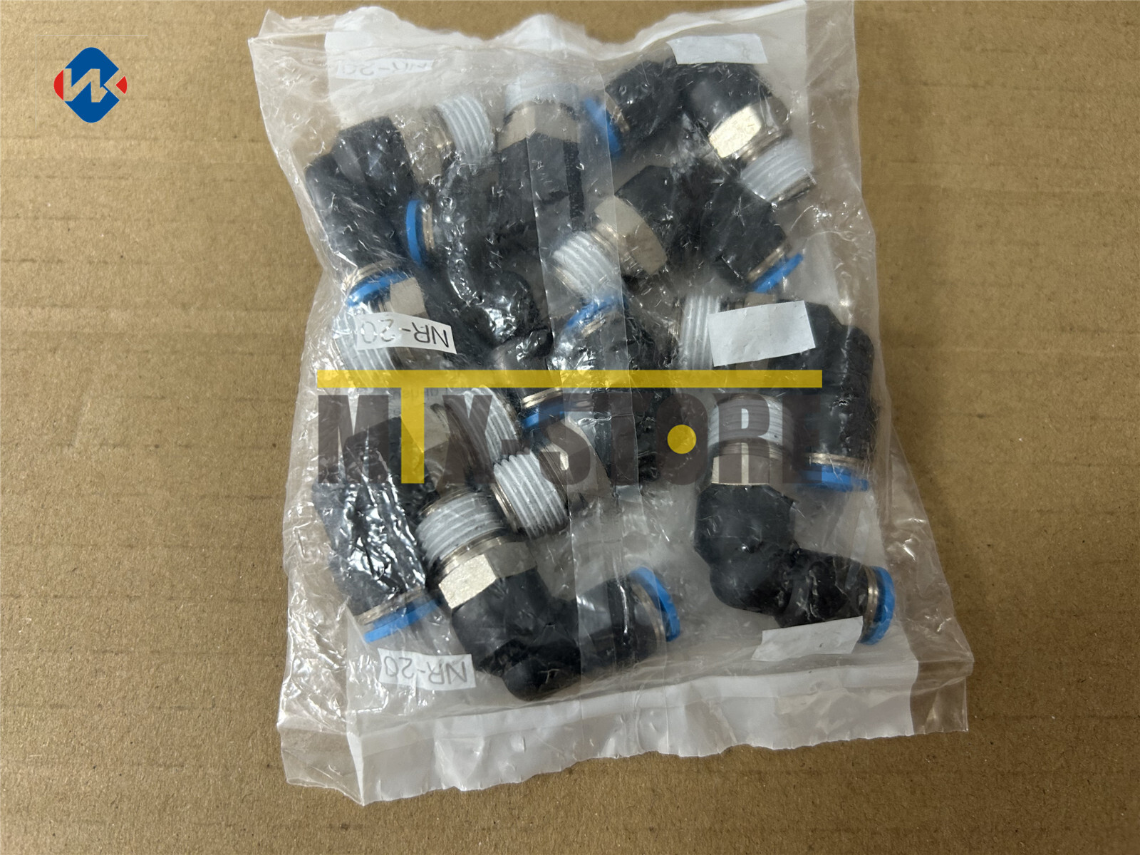 JW ✩.*˚ Festo 153047 QSL-1/4-6 Push-in/Threaded L-Fitting, Nickel