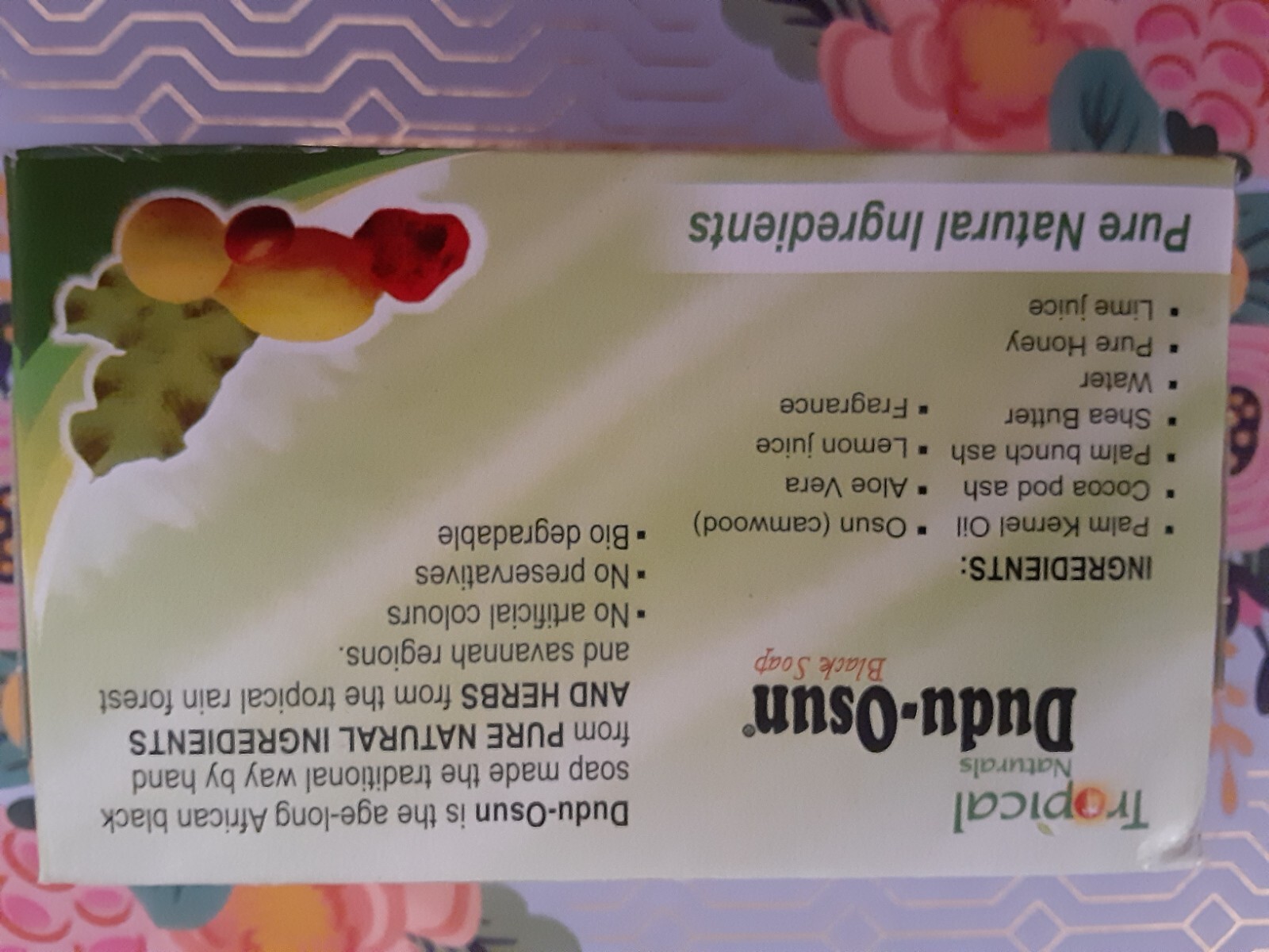 Tropical Naturals Dudu-Osun Black Soap 5.5 oz with "Free Shipping"