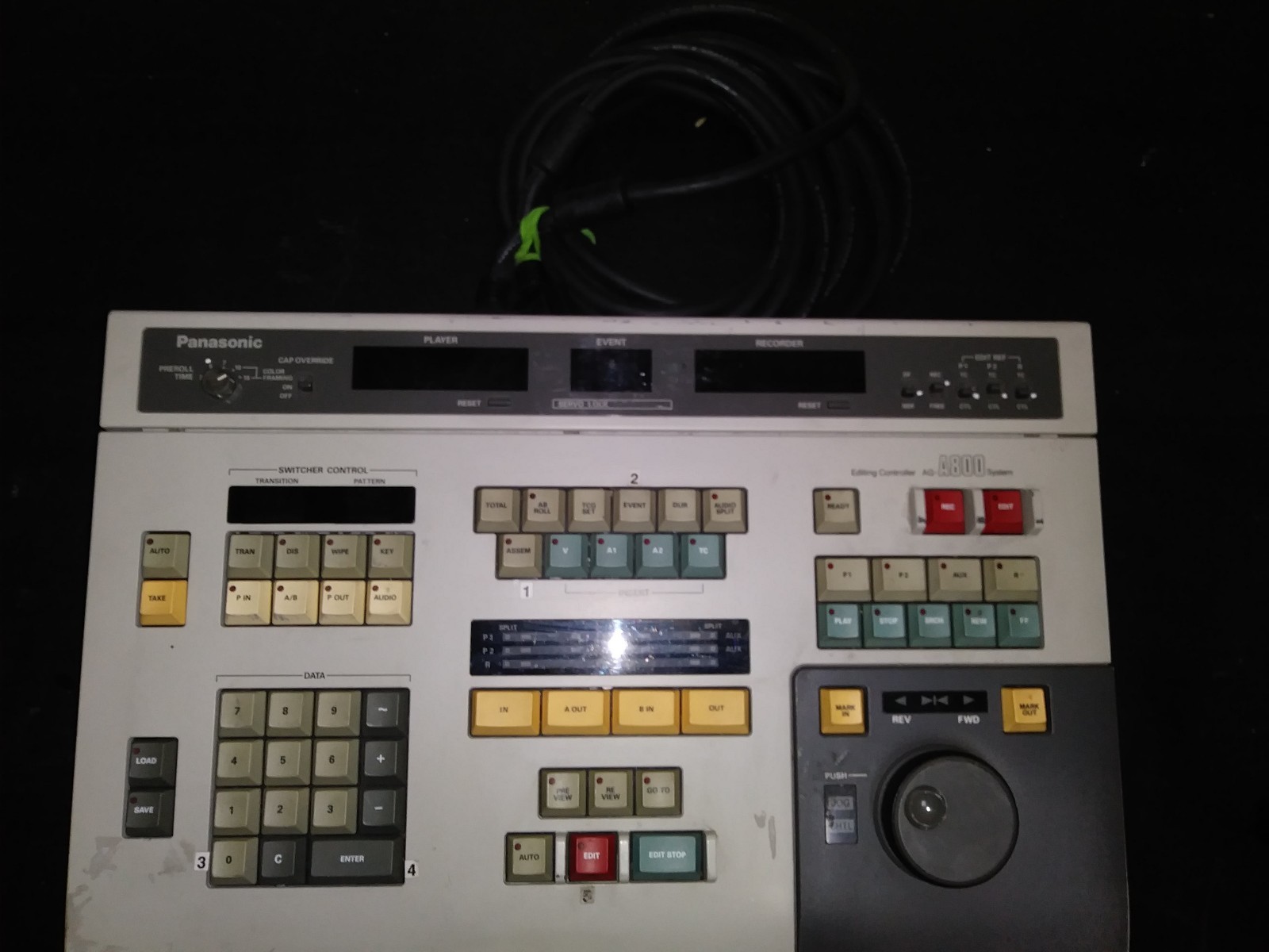 Panasonic - カン Panasonic Omnivision PV-840F VCR VHS Player Recorder 4 Head
