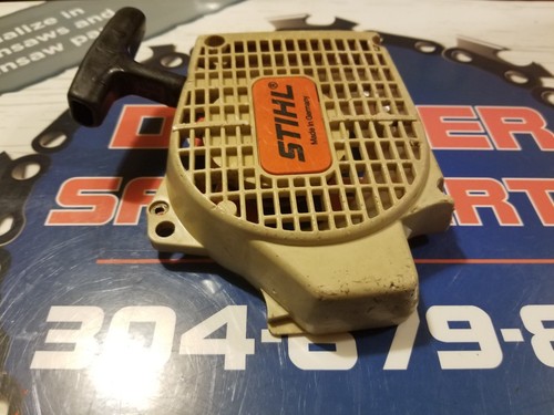 USED OEM Stihl Recoil Starter Assembly 1129 080 2105 020 MS200 FREE SHIPPING