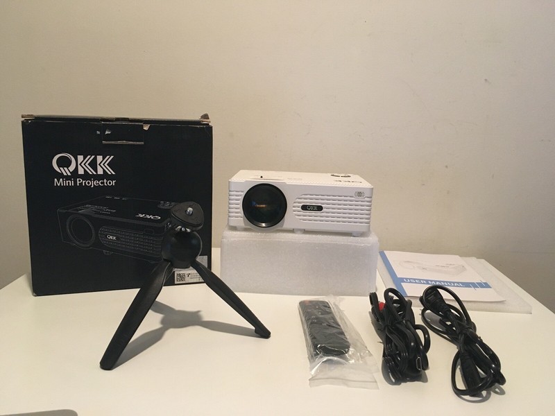 QKK Mini Projector 4500Lumens Portable LCD Projector eBay