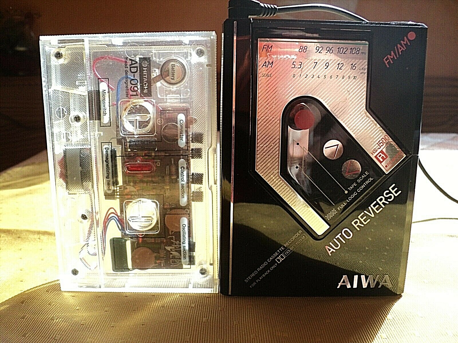 AIWA HS-J08 / J500 FULLY WORKING - STEREO RADIO CASSETTE