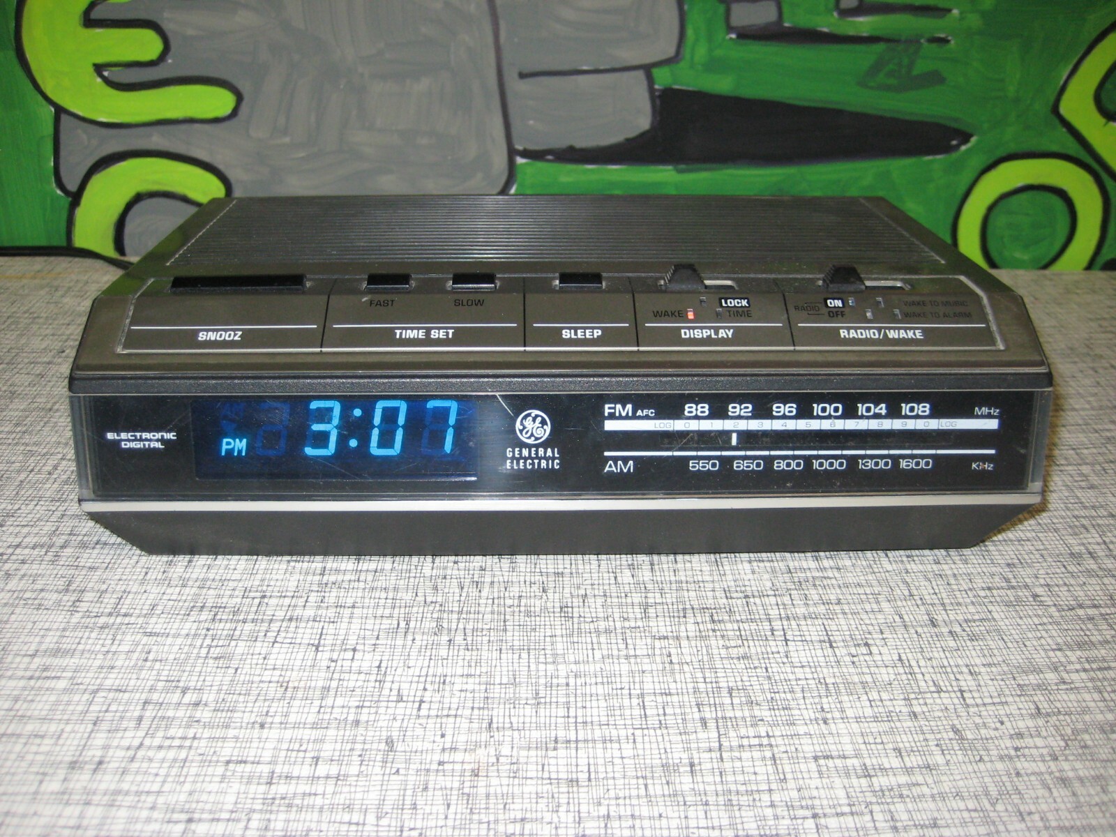 74642A GE Digital Clock Radio Blue VFD DisplayのeBay公認海外通販｜セカイモン