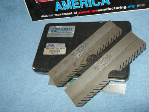 PERMA-GRIPS RALMIKES 028-6A W/CASE THIN GRIPS MACHINIST TOOLMAKER SURFACE GRIND