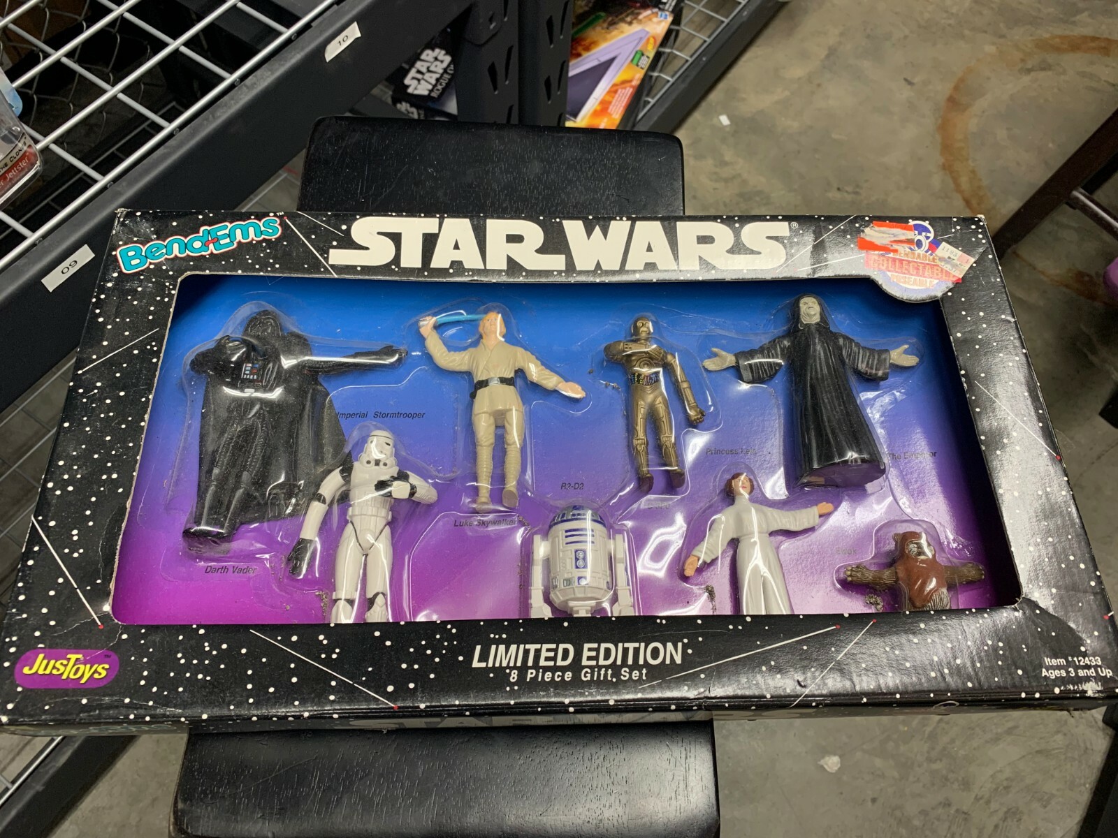 JusToyz Star Wars Bend-Ems 4 Piece Gift Set - Emperor, R2-D2