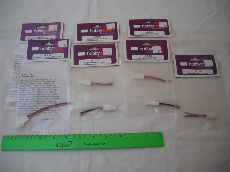 Lot of 7 HobbyZone HBZ1083 HBZ1081 Connector, Horizon Hobby, R/C Plane Airplane