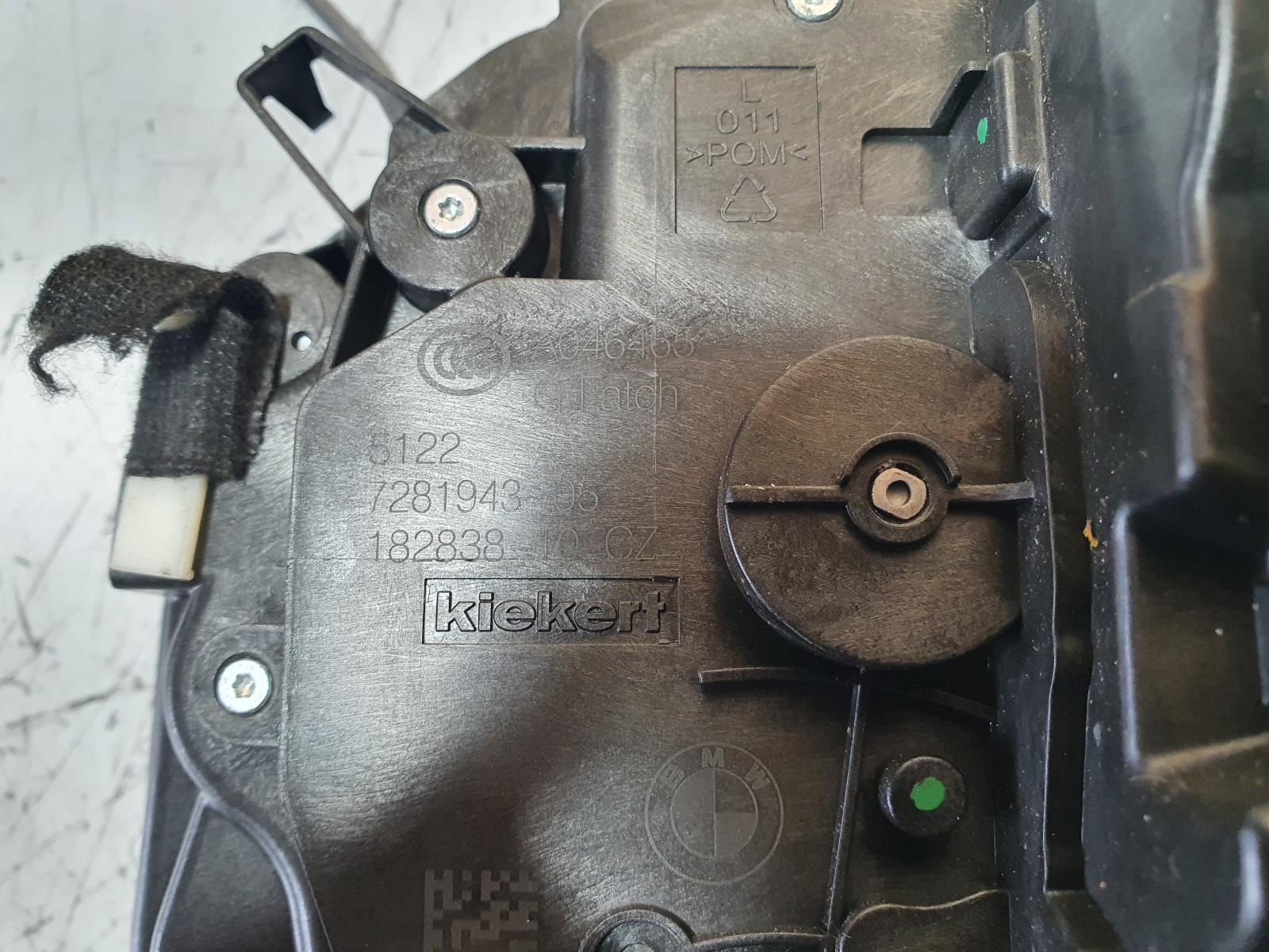 2016 Bmw X5 LEFT REAR DOOR LOCK F15 NON SOFT-CLOSE TYPE 09/13-07/18 image 5