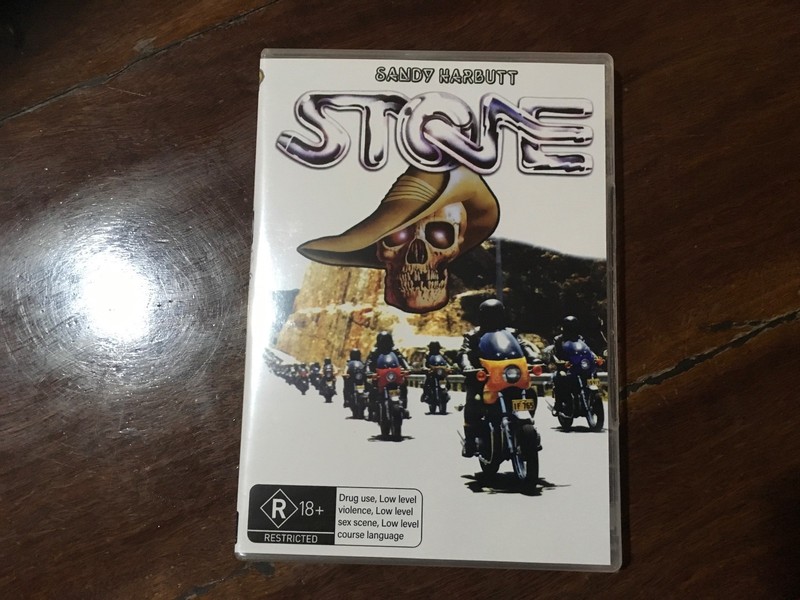 Sandy Harbutts Stone Movie Cult Classic Kawasaki With Gravediggers Vest Patch