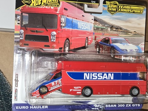 Hot Wheels Nissan 300ZX GTS 94 and Euro Hauler FLF56-957 D 1