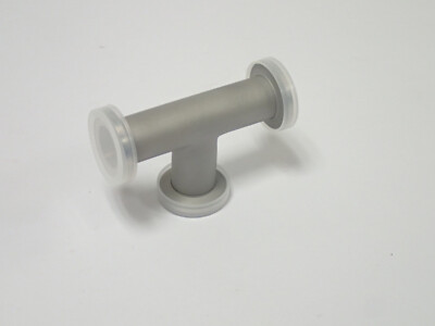 KF16 TEE STAINLESS STEEL UHV ULTRA HIGH VACUUM  NEW OLD STOCK