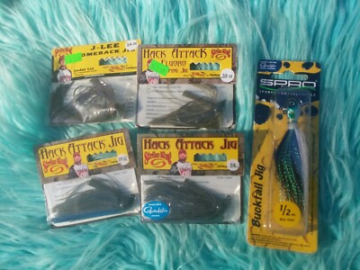 Strike King Hack Attack Jig Hook  1/2 3/4 3/8 lot of 5 SPRO 