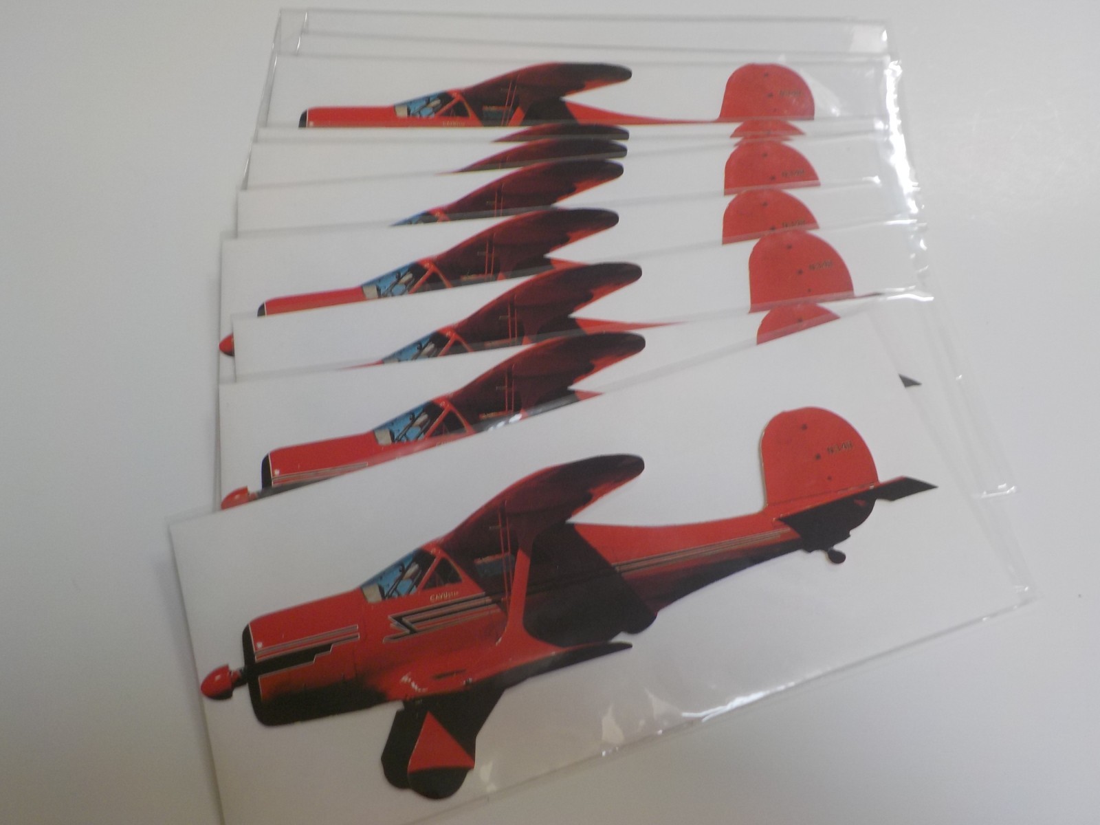 Paper House Production USA Beech Stagger Wing G 17 S airplane 8 blank note cards
