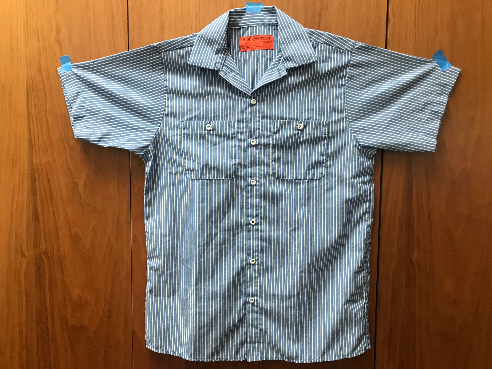 トップス M&M CUSTOM PERFORMANCE STRIPE WORK SHIRT Men's Two-Tone Short Sleeve Work Shirt | Red Kap | Red Kap®