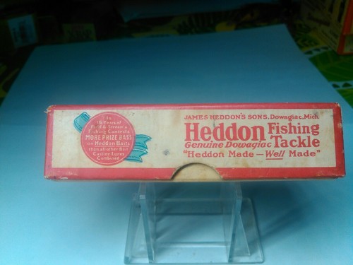 Vintage Heddon Stanley King Box Only.  290NP.  Pork Rinds Lure