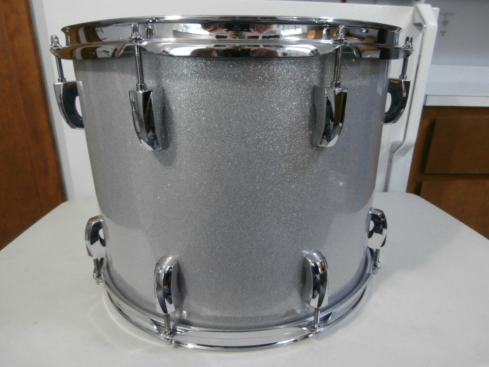 Pearl Vision 14 x 11 Tom - Birch Shell - VB C700 - Arctic Sparkle - Excellent Co
