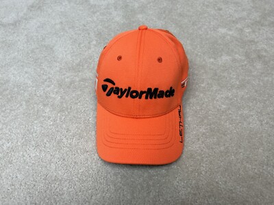 TaylorMade Hat Cap Mens Orange Strap Back Lethal RBZ Golfer Adult