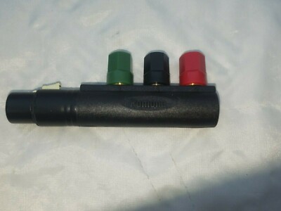XLR FEMALE TO BINDING POST  RUGGED BODY, GOLD CONTACTS