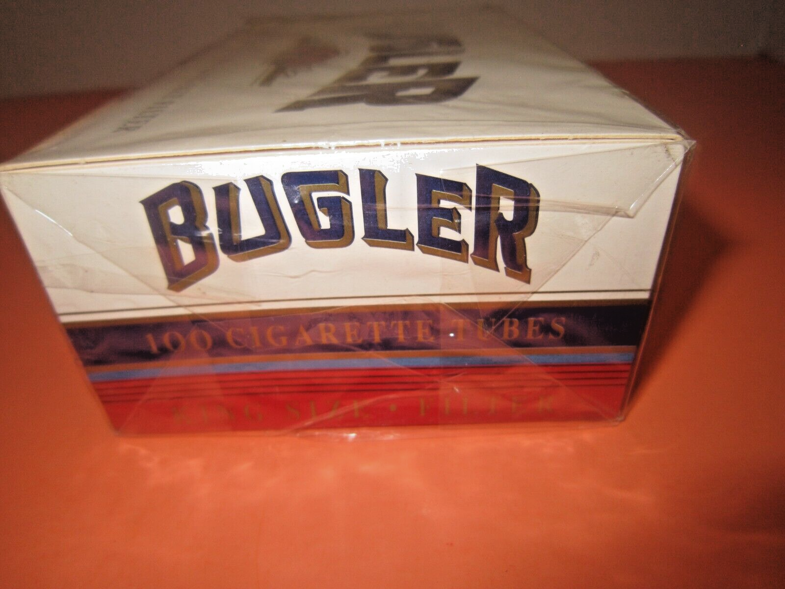 Vintage Bugler Cigarette Tubes, NIOB Of 100 - King Size Filter, Made In Germany