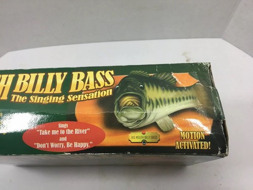NEW Big Mouth Billy Bass The Singing Sensation 1998 Gemmy (A050)