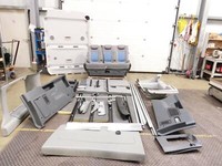 Renault Trafic II Vivaro A 06-14 Bett Tisch Rücksitzbank Seitenverkleidungen Set Satz Renault Trafic II Vivaro A... Vorschau 4