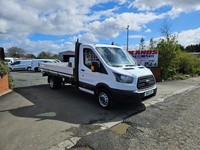 2018 ON 18 PLATE FORD TRANSIT 350 TDCI 130 L4H1 LWB DROPSIDE PICKUP ULEZ FREE 