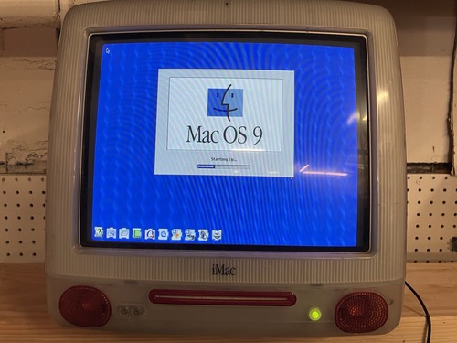 Vintage Apple Imac Ruby 400mhz All In One Desktop Computer