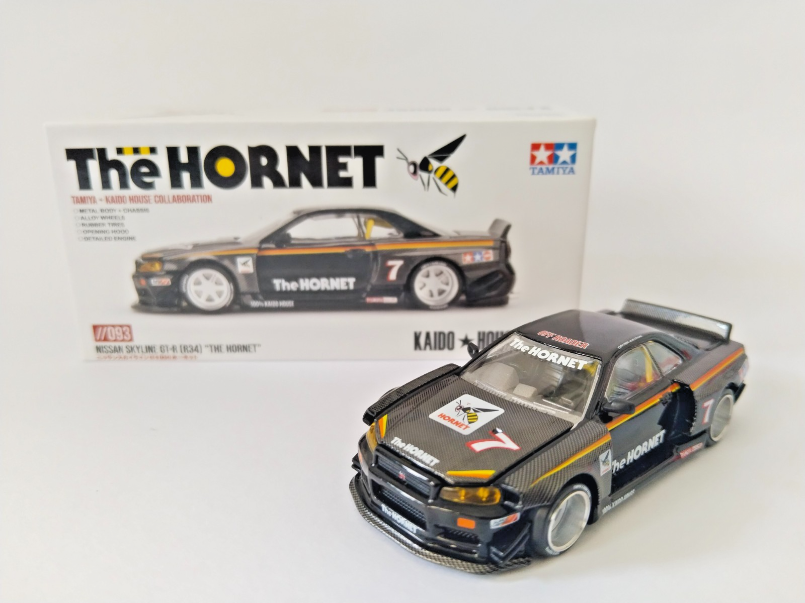 MINIGT 街道ハウス 93 日産 スカイライン R34 ホーネット MINIGT