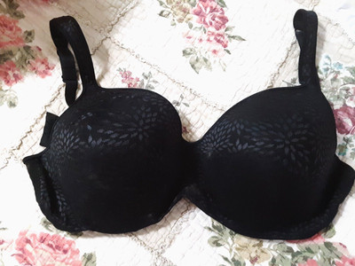 Playtex Secrets Balconette Black Bra Size 42DD Style 4823      #2