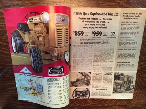 RARE vintage 1968 MONTGOMERY WARD farm catalog 166 Pg  mowers & More FARMING