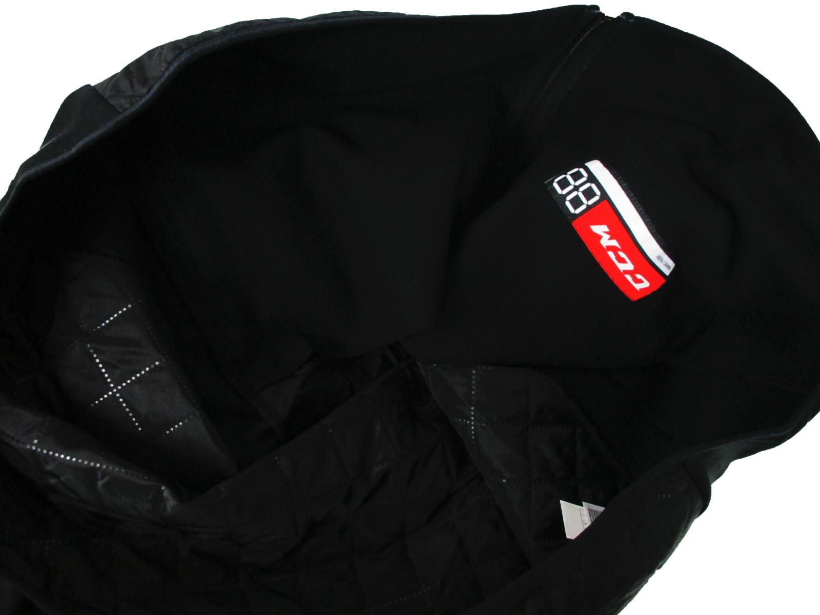 CCM Hockey Black Quilted Jacket Size 3XL