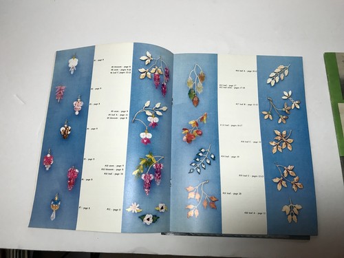 Beaded Flowers Bouquets Craft Instruction Book Lot Creative Wire Trees Beads