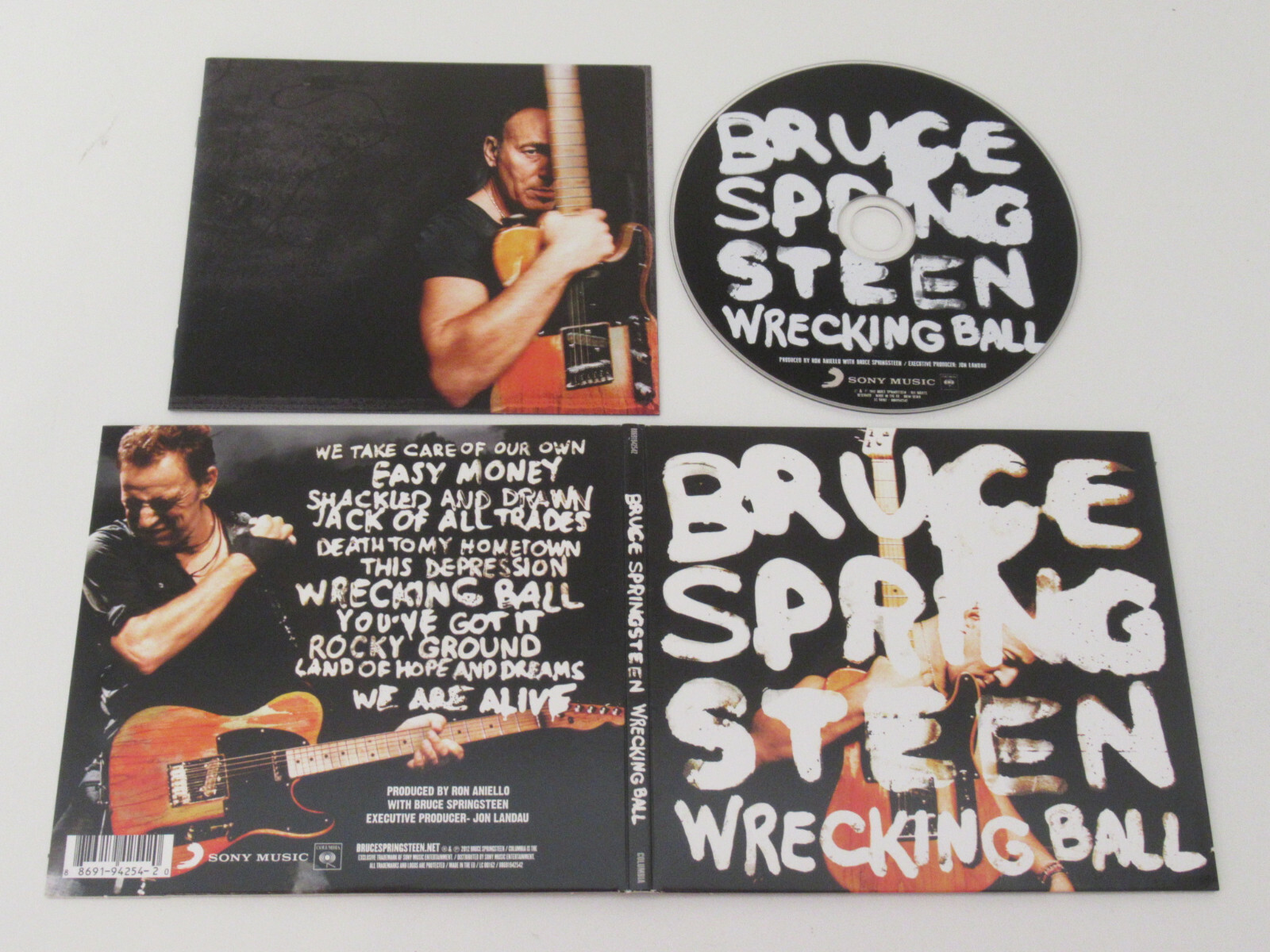 欧LP Bruce Springsteen Wrecking Ball 88691942541 Columbia /00260 Bruce Springsteen Wrecking Ball 180G NEAR MINT Columbia