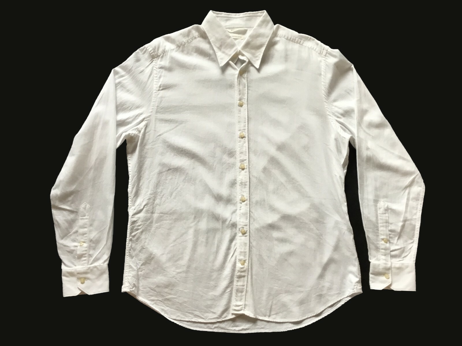 off white dress shirt slim fit