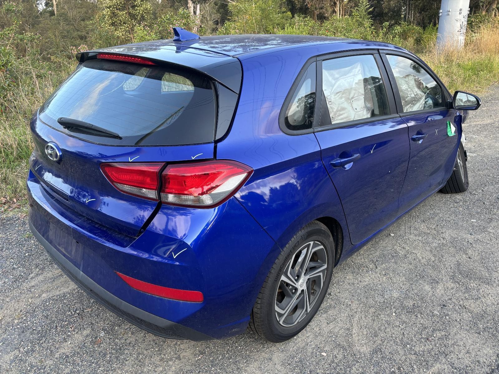 2021 Hyundai I30 DOOR HANDLE LH FRONT OUTER NON KEYLESS ENTRY TYPE PD HATCH/FASTB image 5