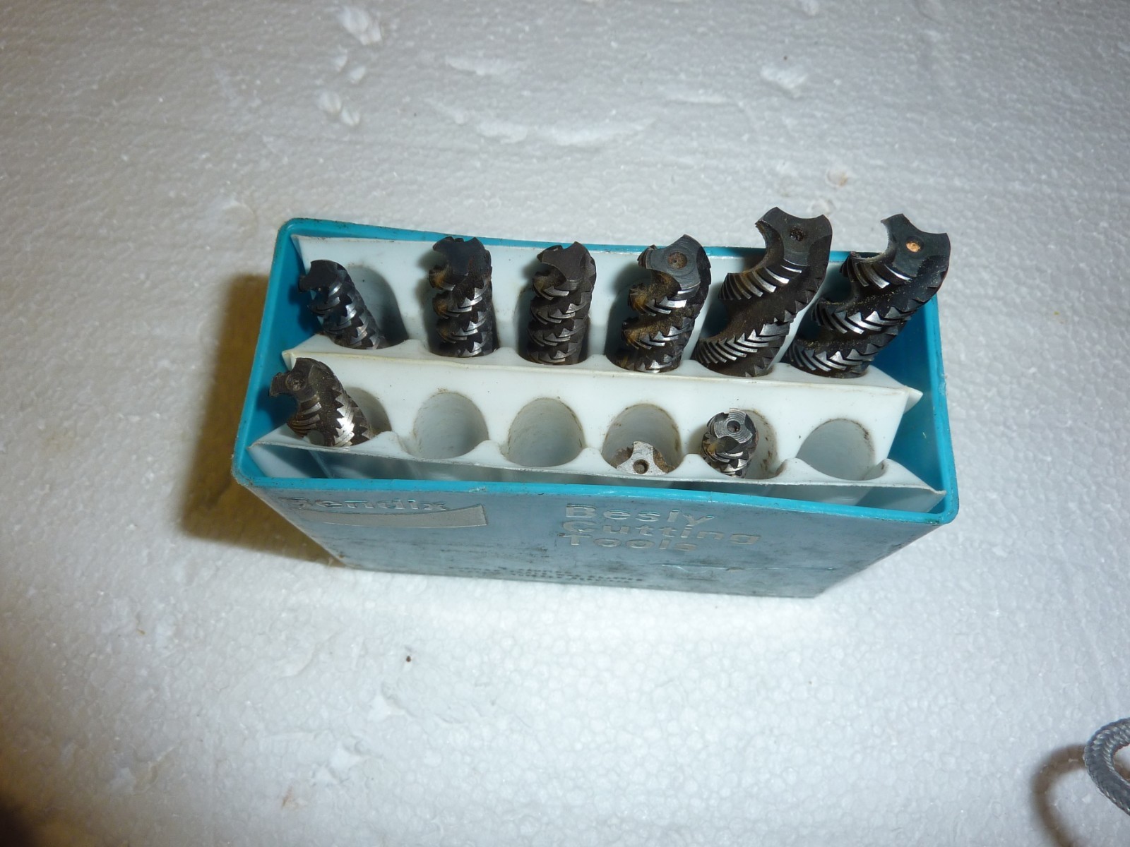 Vintage Bendix Besly Cutting Tools Set of 9