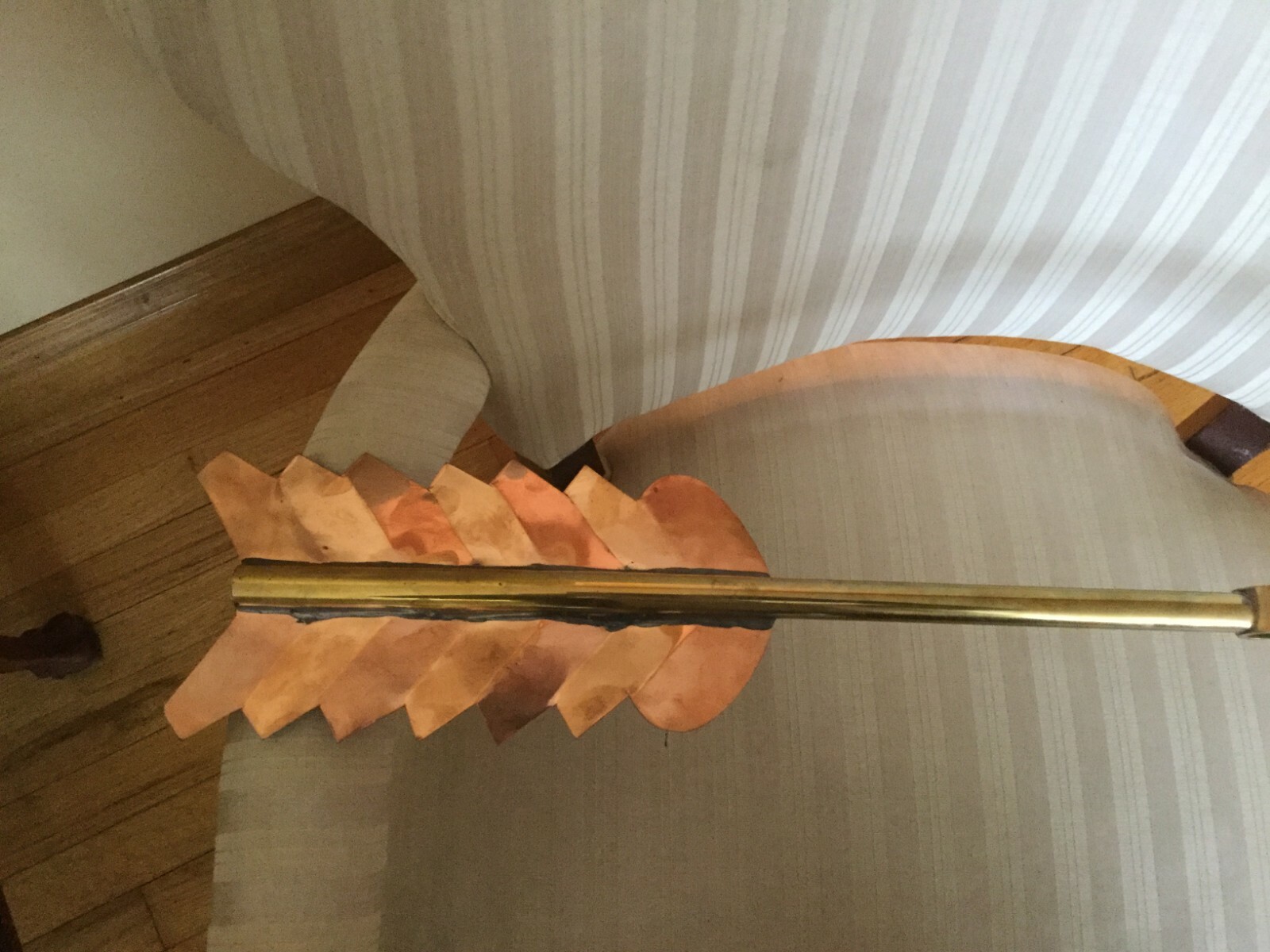 GOOD DIRECTIONS POLISHED COPPER WEATHERVANE 27