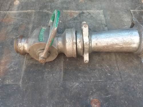 Vintage American LaFrance Fire Nozzle And Grether Valve