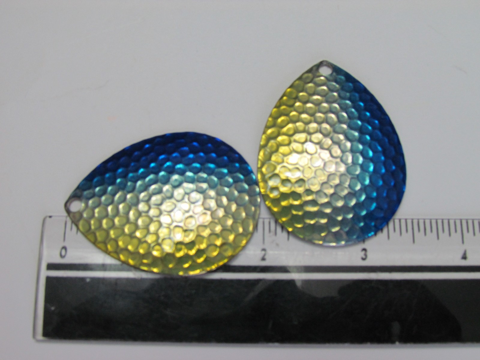 24 ct. size 8 UV Colorado Spinner Blades Muskie Walleye