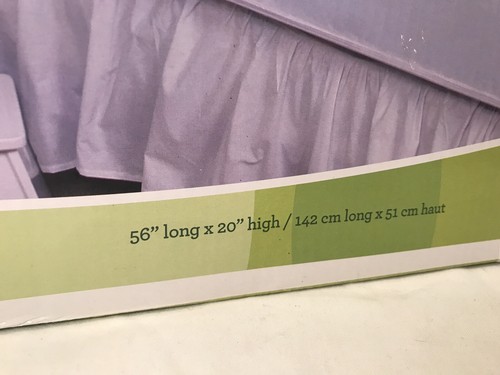 Kids R Us Extra Long Safety Bed Rail Toddler Kids Swing Down 56 Inch Long White