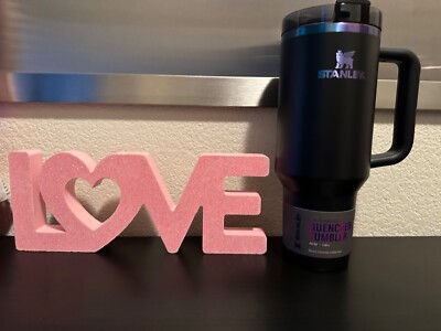 BLACK CHROMA 40OZ Stanley Quencher H2O Tumbler NEW IN HAND Same Day Shipping