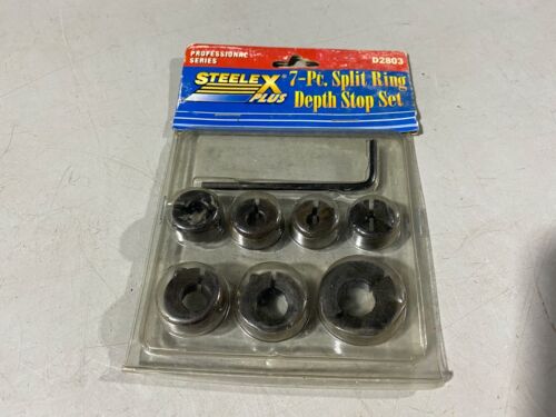 Steelex Plus D2803, 7-Piece Split Ring Depth Stop Set, NOS