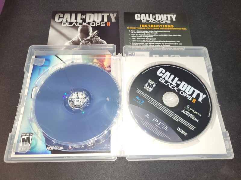 Call of Duty Black Ops 1 & 2 I & II Combo Pack PS3 LN perfect CIB+