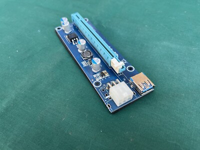 PCIE VER 006 Riser Kit (board, USB Cable, PCI adapter) 1x to 16x Extension