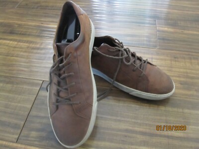 ECCO GARY LACE MEN'S LEATHER SNEAKERS 
