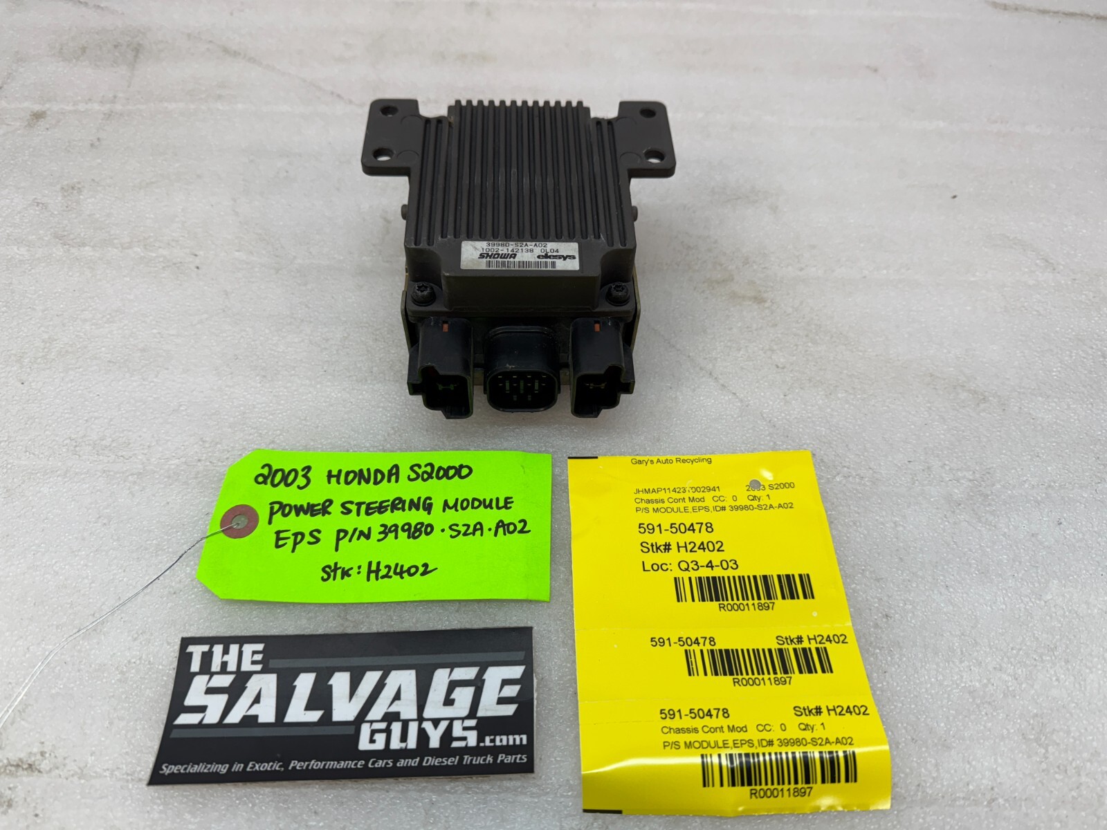 01-03 HONDA S2000 AP1 OEM EPS ELECTRONIC STEERING CONTROL