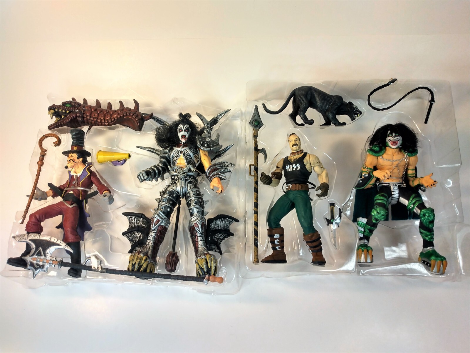 1998 KISS Psycho Circus Action Figure Lot (2 Sets, Out Of 1998 KISS Psycho Circus Action Figure Lot (2 Sets, Out Of