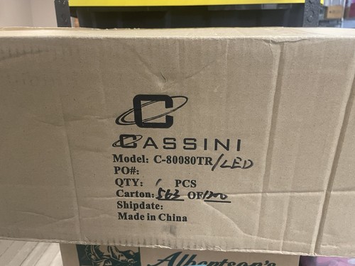 Cassini 800mm x 80mm Reflector Telescope W/Mars Eye Electronic Finder C-80080TR