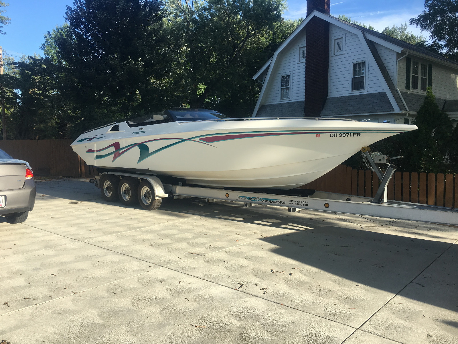 96 fountain fever 29' twin 496 mag ho's