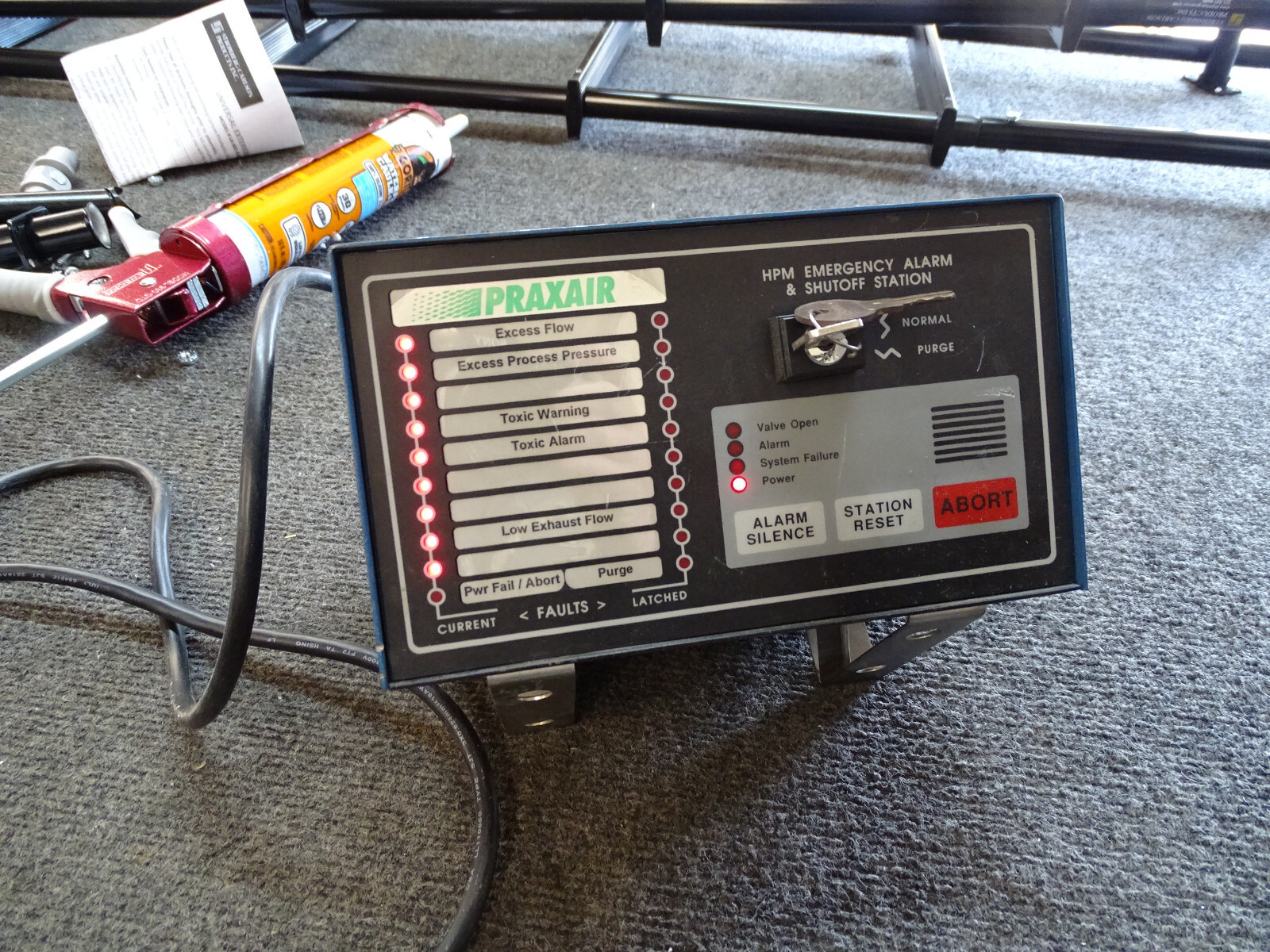 Praxair Applied Energy Sys 800-0601-104 HPM Emergency Alarm 